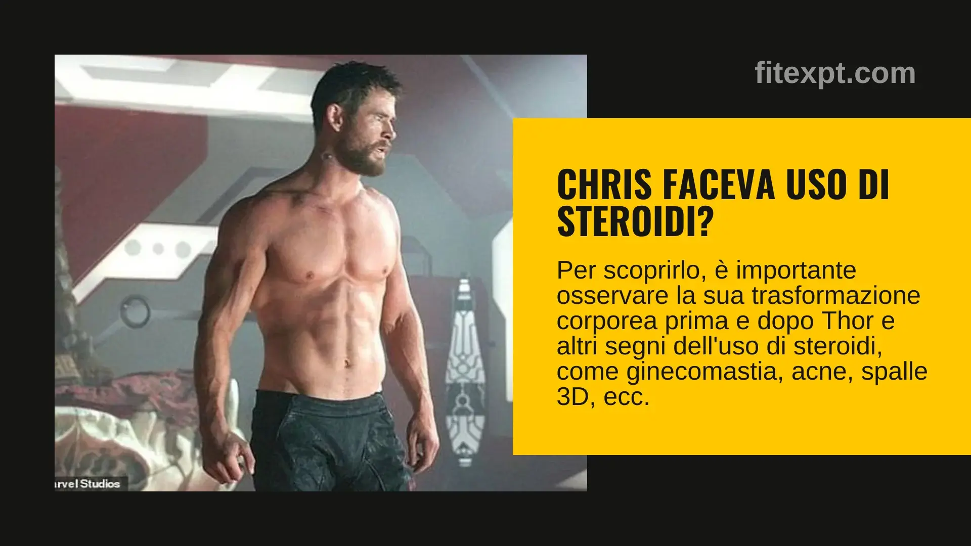 Chris Hemsworth (Thor) assume steroidi?